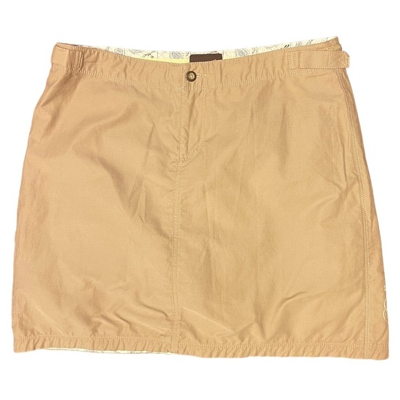 Horny Toad Khaki Rip Stop Hiking Skort Women's 8 - Picture 1 of 7